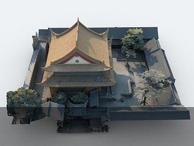 现代其他公共建筑 寺庙
