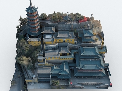 新中式现代其他公共建筑 寺庙 鸟瞰