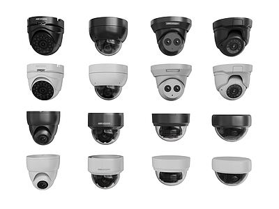 摄像头 现代安防监控摄像 球形摄像头