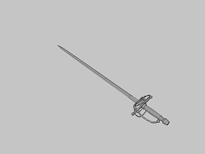 军事器材 武器 冷兵器 击剑 长剑 剑