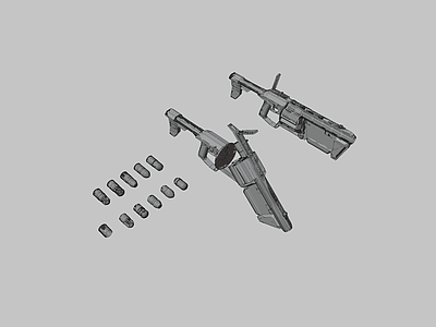 军事器材 武器 枪械 榴弹炮 榴弹发射器 科幻榴弹炮
