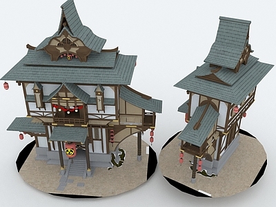 现代艺术风格建筑 日式