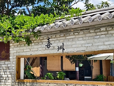 现代街道外景 商业街外景