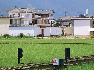 现代街道外景 商业街外景