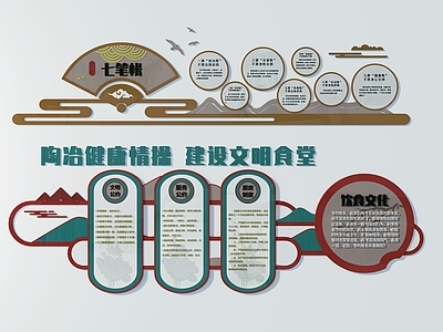 现代教育展板