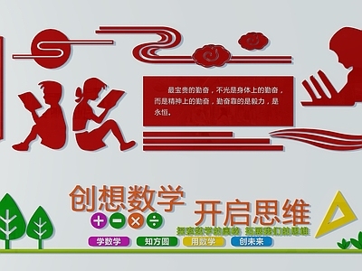 现代书籍展板