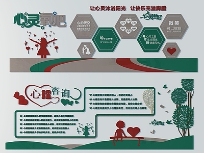 现代心理学展板