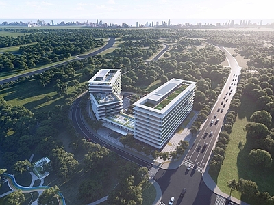 现代医院建筑 养老院 社区养老 医疗建筑 康养建筑