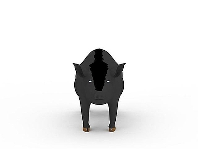 现代其他电器 黑色猪