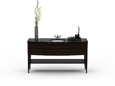 现代厨具 木质洗漱台