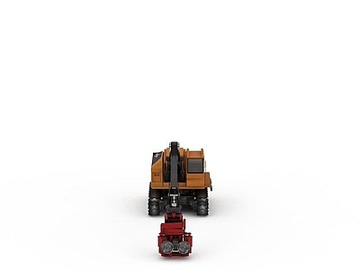 现代户外椅 建筑吊车