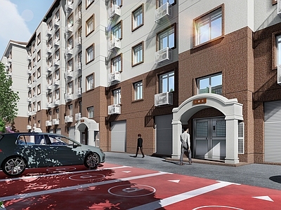 现代小区建筑 现代小区立面改造