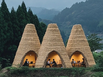 现代民宿建筑 山地民宿建筑 咖啡厅 平地民宿建筑 售卖亭 滨水民宿建筑