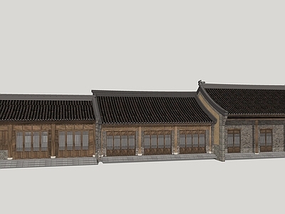 中式古建筑 古建筑 民居 山西民居