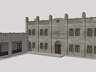 复古风格建筑 建筑