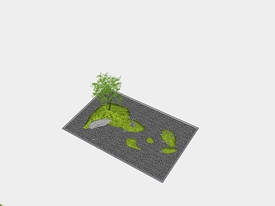 现代庭院小品 庭院