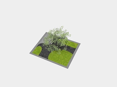 现代庭院小品 庭院