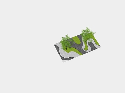 现代微地形 景观地形