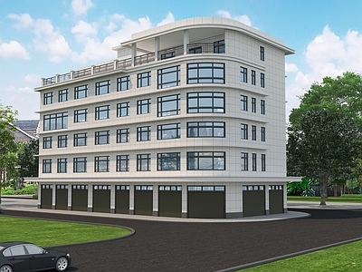 现代轻奢艺术风格建筑 农村自建房