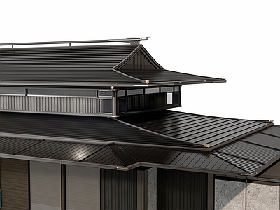 新中式中式屋檐 屋檐 屋顶 檐口 古建屋顶 宋式屋顶