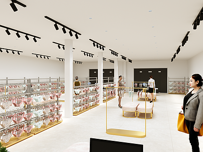 现代服装店 女装店 鞋店