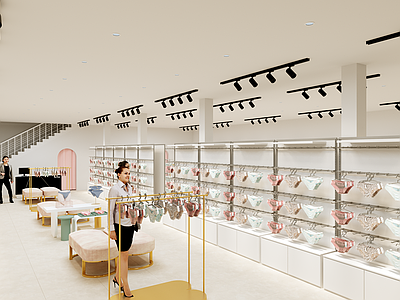 现代服装店 女装店 服装店 店面