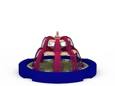 现代其他景观小品 欧式喷泉