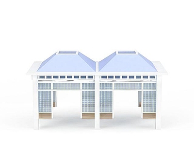 现代其他景观小品 欧式亭子