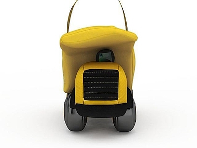 现代公用器材 黄色玩具卡车