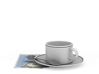 现代厨具 白色咖啡杯