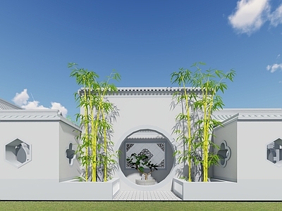 现代古建筑 古典园林