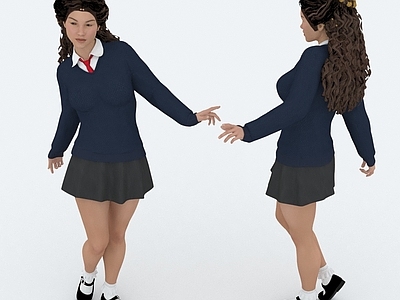 女人 跳舞 学生 美女 路人行人