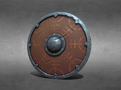 军事器材 防具 盾牌 护盾 木盾 维京盾牌