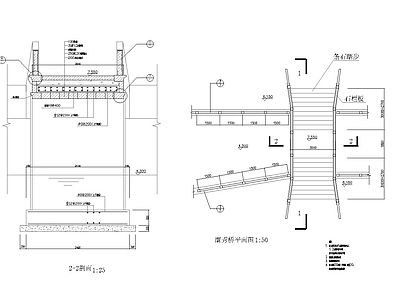 景观节点 桥汀 施工图