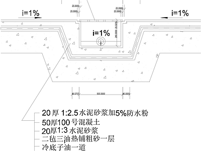 地面综合节点 地沟节点图 施工图