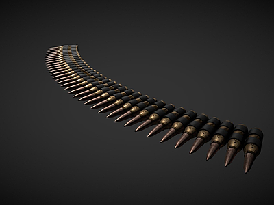 军事器材 子弹 链