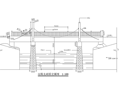 景观节点 园桥汀步 施工图
