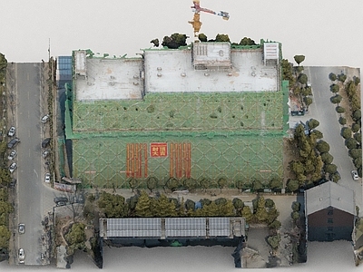现代其他公共建筑 建筑工地