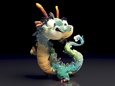 其他动物 现代卡通小龙 龙IP形象生肖龙