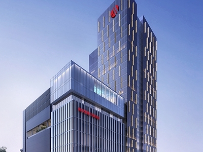 现代酒店建筑 现代高层酒店 时尚 施工图