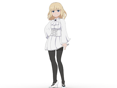 虚拟人物 卡通女孩 二次元短裙 动漫女孩 日风少女 卡通萝莉