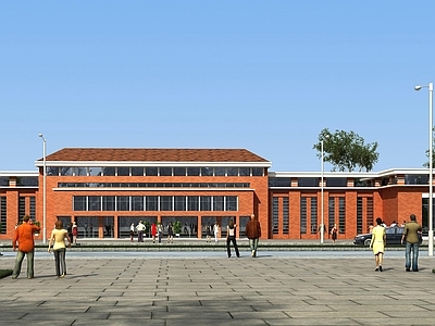 现代学校办公楼