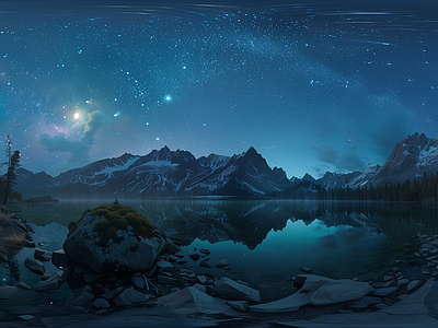 现代天空HDR 夜景HDR 宇宙星空HDR