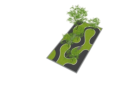 现代微地形 景观地形