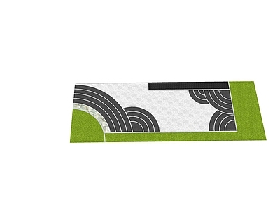 现代庭院小品 庭院
