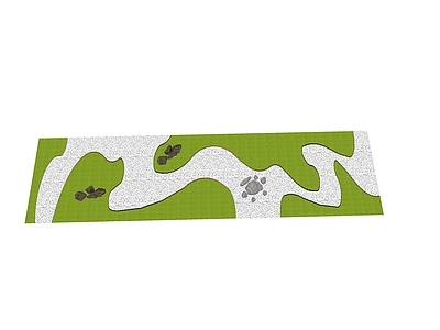 现代庭院小品 庭院