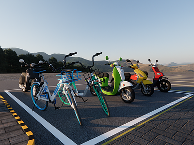 电动车 电瓶车 电动车 交通工具