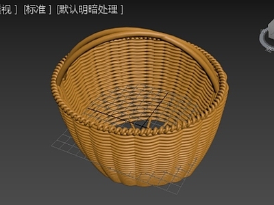 现代麦色花篮