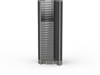 现代其他建筑外观 灰色高层大厦