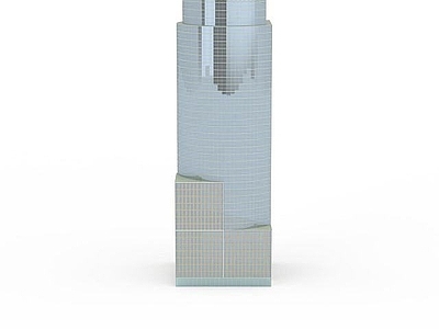 现代其他建筑外观 蓝色大楼